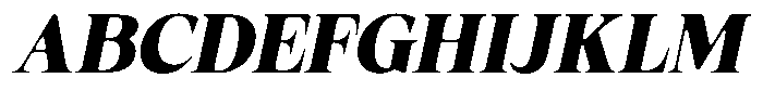 Fitgad Soft Extra Bold Italic Font UPPERCASE