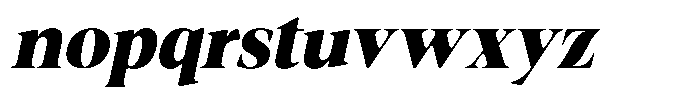 Fitgad Soft Extra Bold Italic Font LOWERCASE
