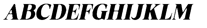 Fitgad Soft Extra Bold Semi Condensed Italic Font UPPERCASE