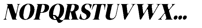 Fitgad Soft Extra Bold Semi Condensed Italic Font UPPERCASE