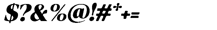 Fitgad Soft Extra Bold Semi Expanded Italic Font OTHER CHARS