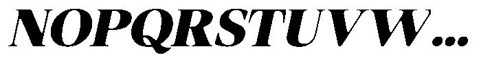 Fitgad Soft Extra Bold Semi Expanded Italic Font UPPERCASE