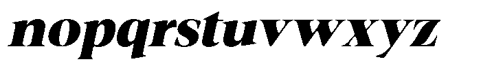 Fitgad Soft Extra Bold Semi Expanded Italic Font LOWERCASE