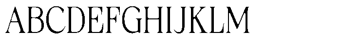 Fitgad Soft Extra Light Condensed Font UPPERCASE