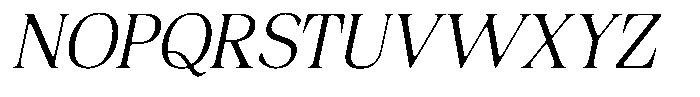 Fitgad Soft Extra Light Italic Font UPPERCASE