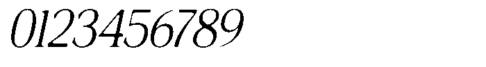 Fitgad Soft Extra Light Semi Condensed Italic Font OTHER CHARS