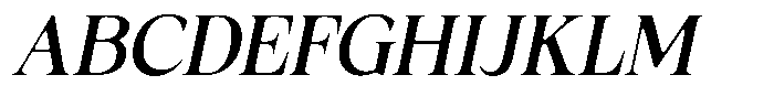 Fitgad Soft Italic Font UPPERCASE