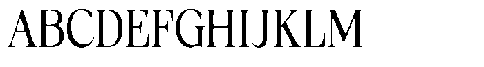 Fitgad Soft Light Condensed Font UPPERCASE