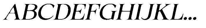 Fitgad Soft Light Expanded Italic Font UPPERCASE