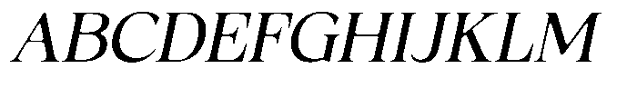 Fitgad Soft Light Semi Expanded Italic Font UPPERCASE