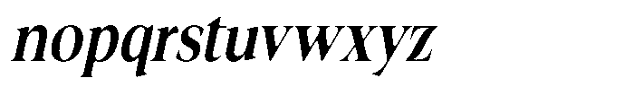 Fitgad Soft Medium Condensed Italic Font LOWERCASE