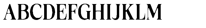Fitgad Soft Medium Condensed Font UPPERCASE