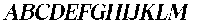 Fitgad Soft Medium Italic Font UPPERCASE