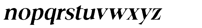 Fitgad Soft Medium Italic Font LOWERCASE