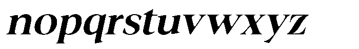 Fitgad Soft Medium Semi Expanded Italic Font LOWERCASE