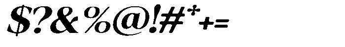 Fitgad Soft Semi Bold Expanded Italic Font OTHER CHARS