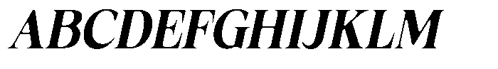 Fitgad Soft Semi Bold Semi Condensed Italic Font UPPERCASE