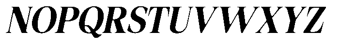 Fitgad Soft Semi Bold Semi Condensed Italic Font UPPERCASE