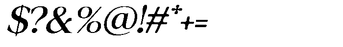 Fitgad Soft Semi Expanded Italic Font OTHER CHARS