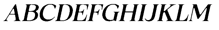 Fitgad Soft Semi Expanded Italic Font UPPERCASE