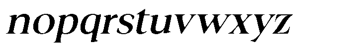 Fitgad Soft Semi Expanded Italic Font LOWERCASE