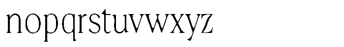 Fitgad Soft Thin Condensed Font LOWERCASE