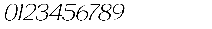 Fitgad Soft Thin Expanded Italic Font OTHER CHARS