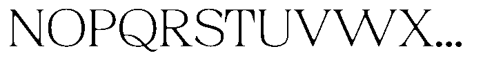 Fitgad Soft Thin Expanded Font UPPERCASE