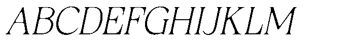 Fitgad Soft Thin Italic Font UPPERCASE