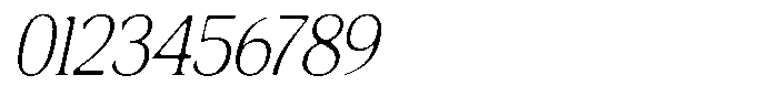 Fitgad Soft Thin Semi Condensed Italic Font OTHER CHARS