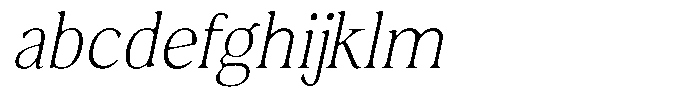 Fitgad Soft Thin Semi Condensed Italic FONT