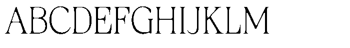 Fitgad Soft Thin Semi Condensed Font UPPERCASE
