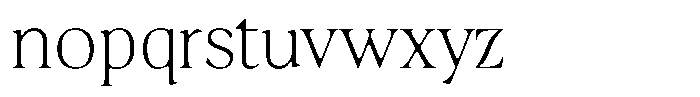 Fitgad Soft Thin Font LOWERCASE