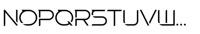 Fitter Op Thin Font UPPERCASE