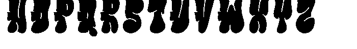 Fiuzz Regular Font UPPERCASE