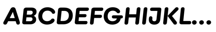 Fixga Extra Bold Italic Font UPPERCASE