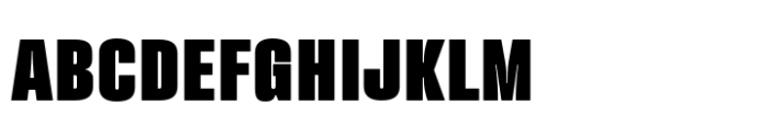 Fixture Condensed Black Font UPPERCASE