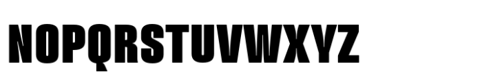 Fixture Condensed Black Font UPPERCASE