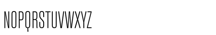 Fixture Condensed Extra Light Font UPPERCASE