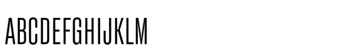 Fixture Condensed Light Font UPPERCASE