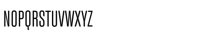 Fixture Condensed Light Font UPPERCASE
