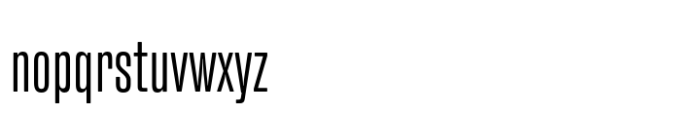 Fixture Condensed Light Font LOWERCASE