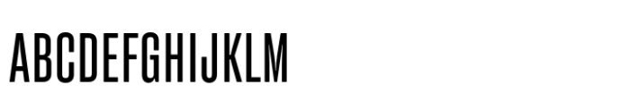 Fixture Condensed Regular Font UPPERCASE