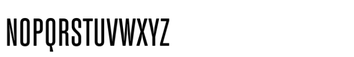 Fixture Condensed Regular Font UPPERCASE