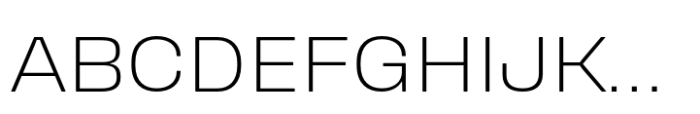 Fixture Expanded Extra Light Font UPPERCASE