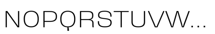 Fixture Expanded Extra Light Font UPPERCASE