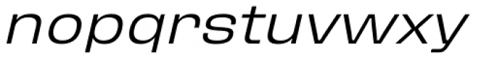 Fixture Italic Expanded Light Font LOWERCASE