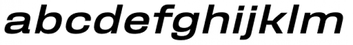 Fixture Italic Expanded Medium Font LOWERCASE