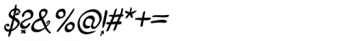 Fizgiger Alternate Bold Oblique Font OTHER CHARS