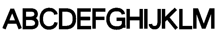Fiction Bold Font UPPERCASE
